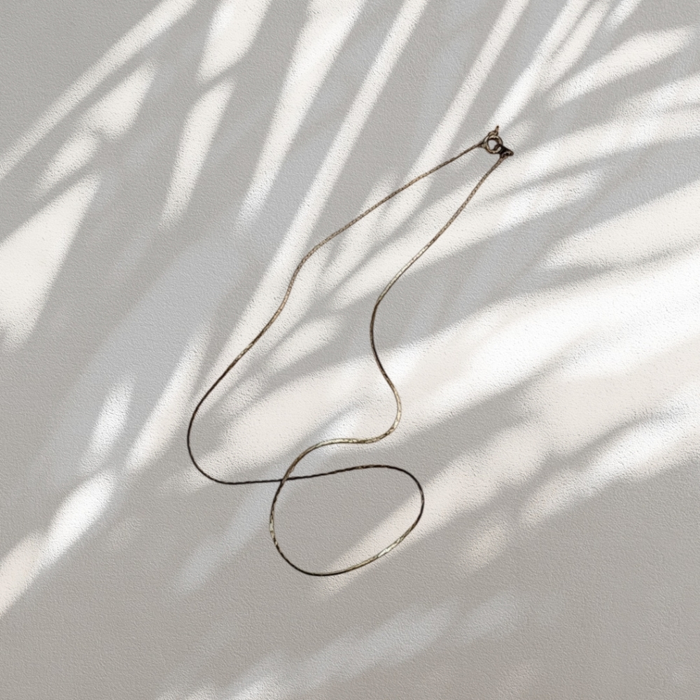 14k Gold Filled 16" Chain Necklace NWOT Fine Dainty Minimalist